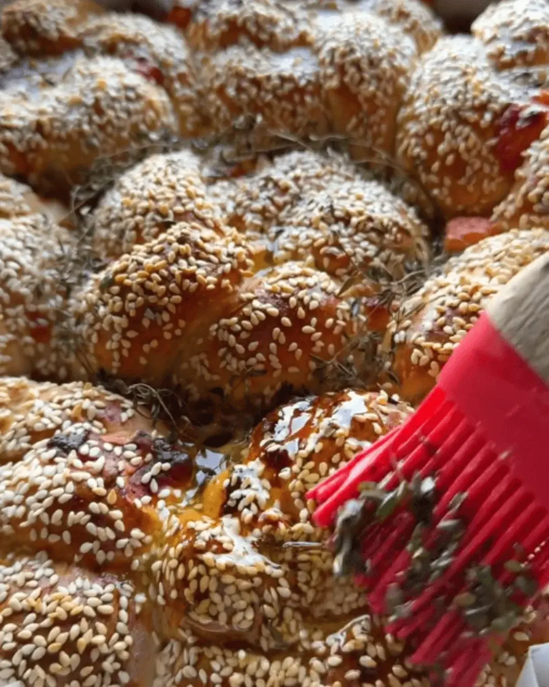 pull apart pizza bread