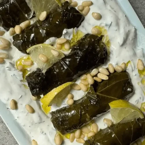 greek stuffed grape leaves recipe