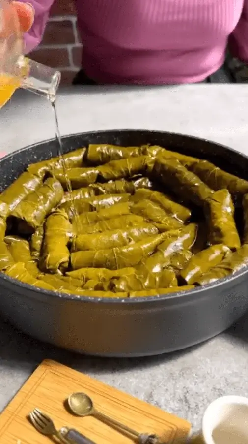 greek stuffed grape leaves recipe