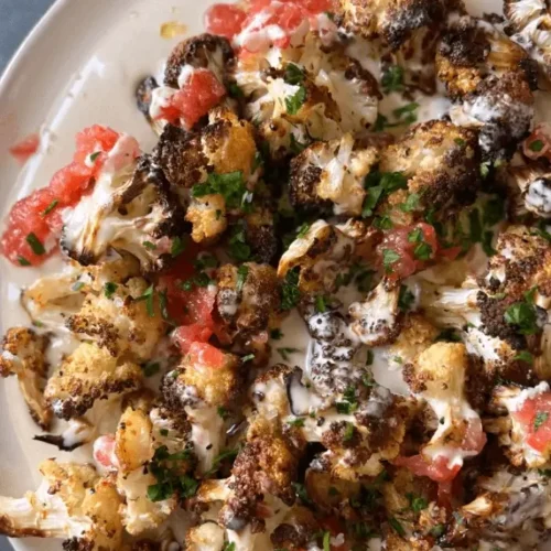 roasted cauliflower salad recipe