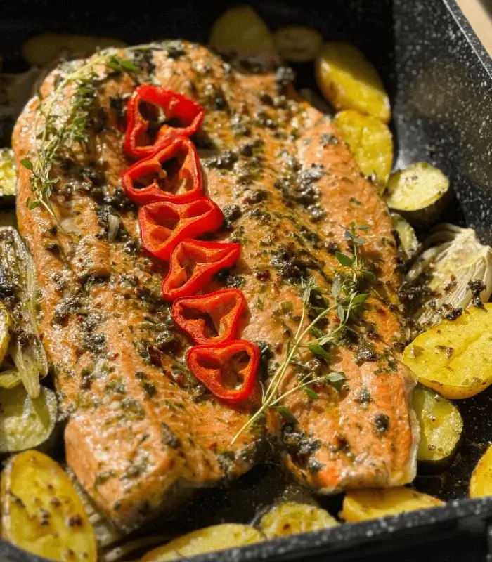 baked trout fillet recipe