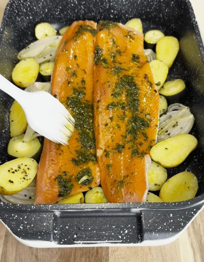 baked trout fillet recipe