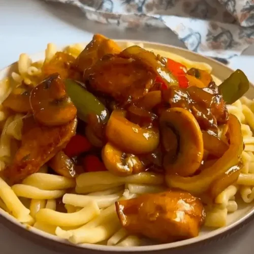 chicken pasta stir fry recipe