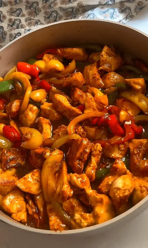 chicken pasta stir fry recipe