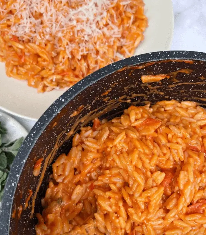creamy tomato orzo recipe
