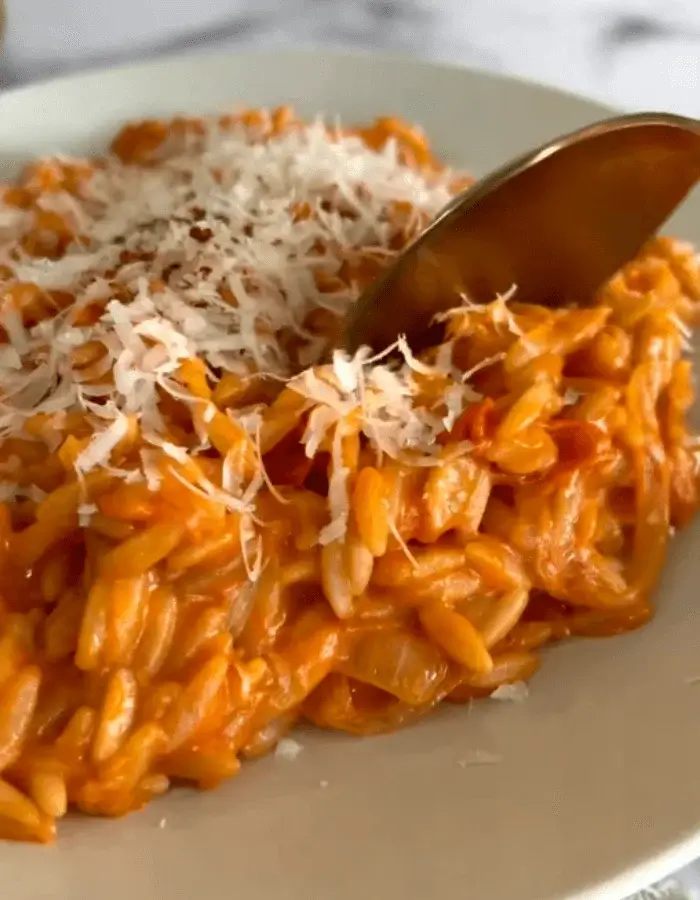 creamy tomato orzo recipe