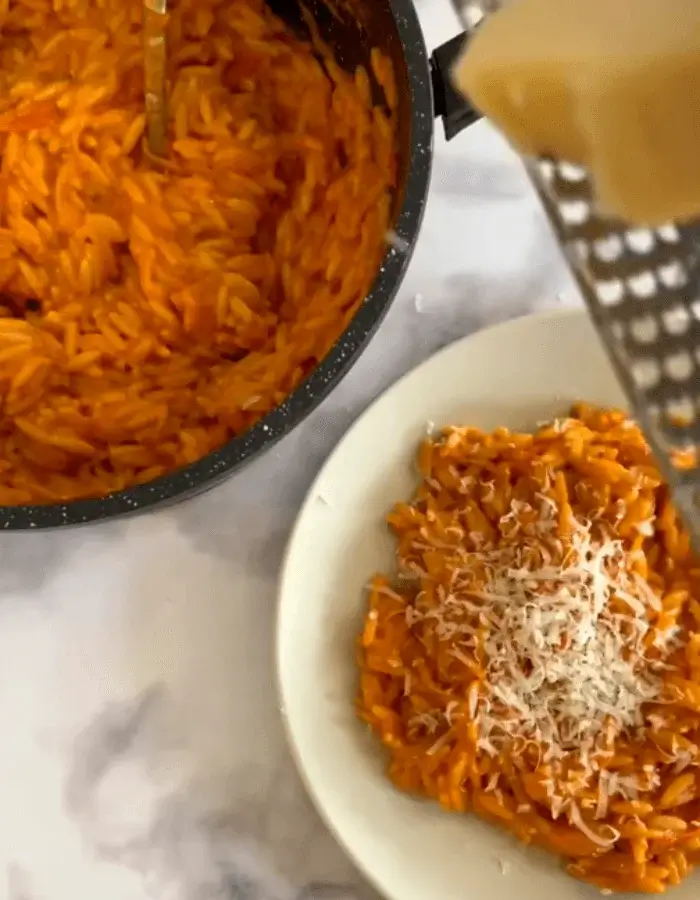 creamy tomato orzo recipe