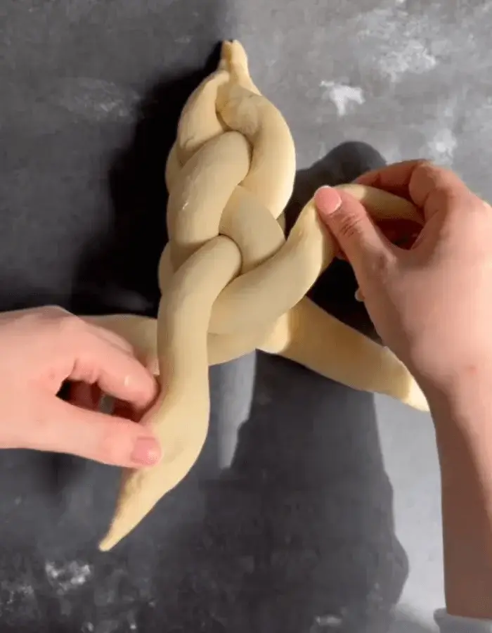 four braided challah recipe