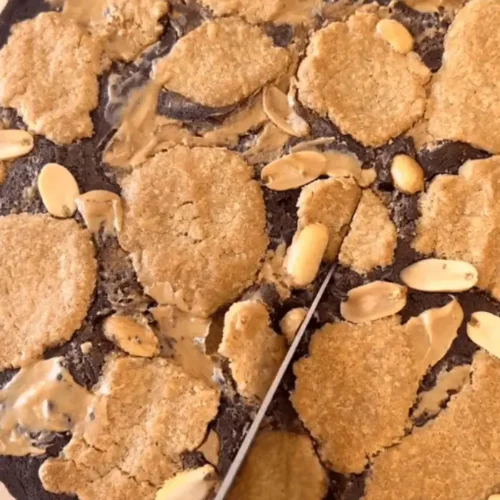 peanut butter cookie brownies recipe