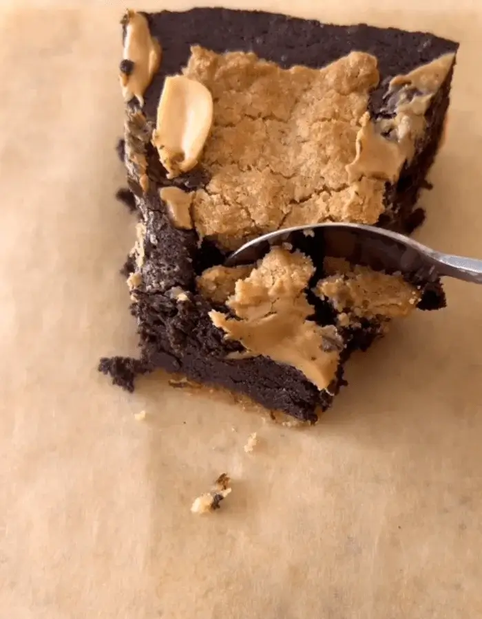 peanut butter cookie brownies recipe
