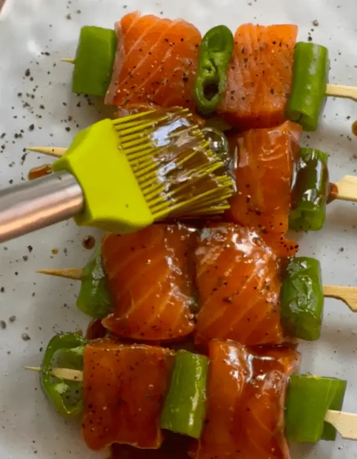 salmon skewers recipe