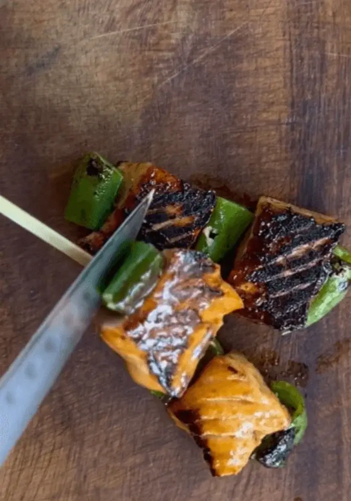 salmon skewers recipe