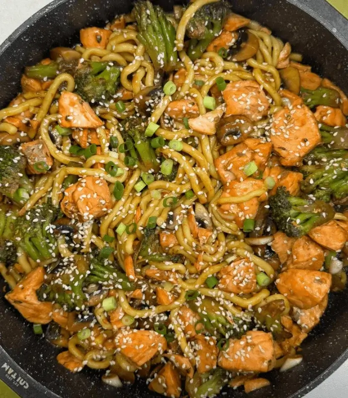 salmon stir fry recipe