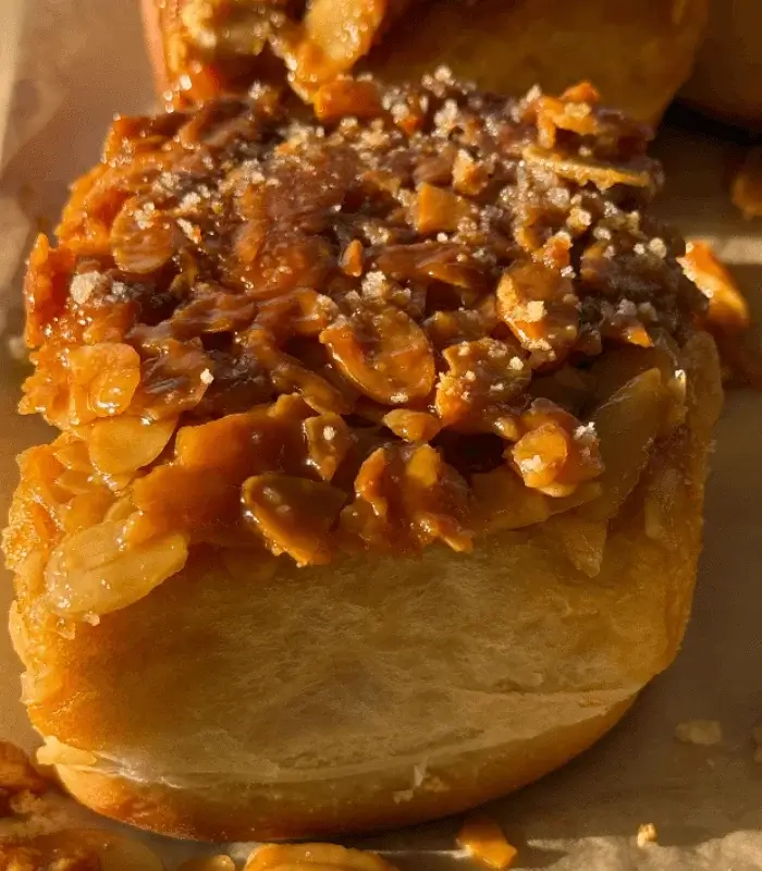 almond sticky buns​ recipe