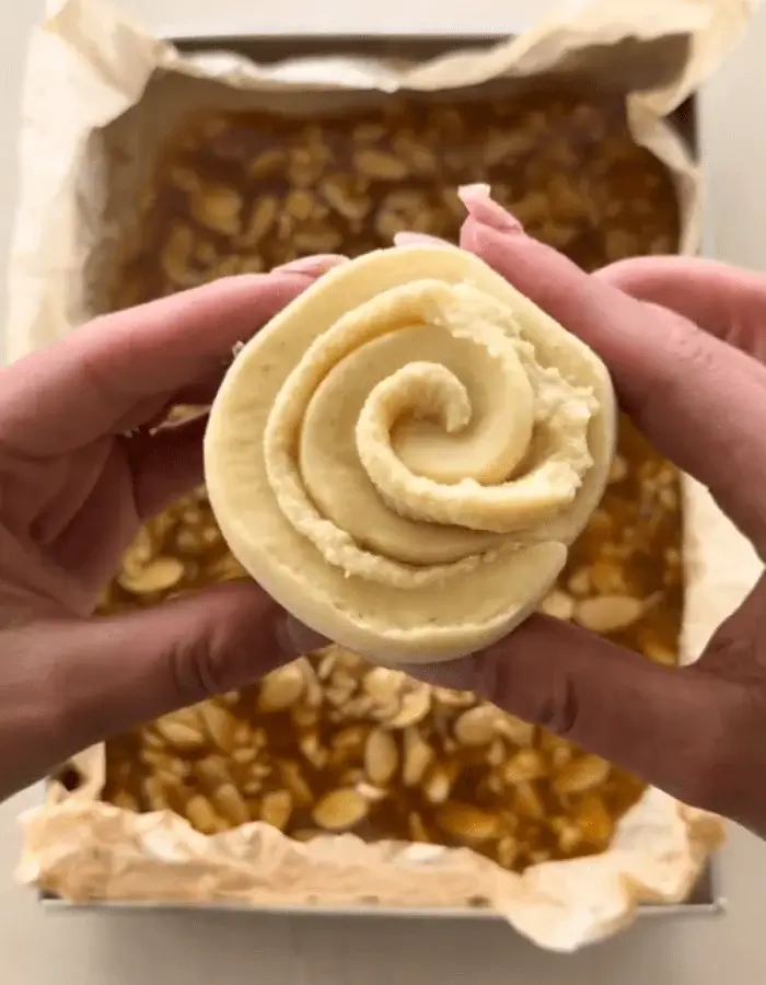 almond sticky buns​ recipe