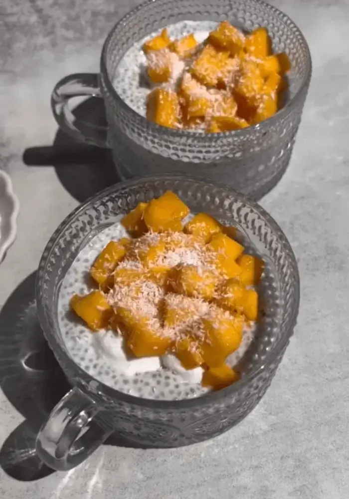 chia mango pudding recipe