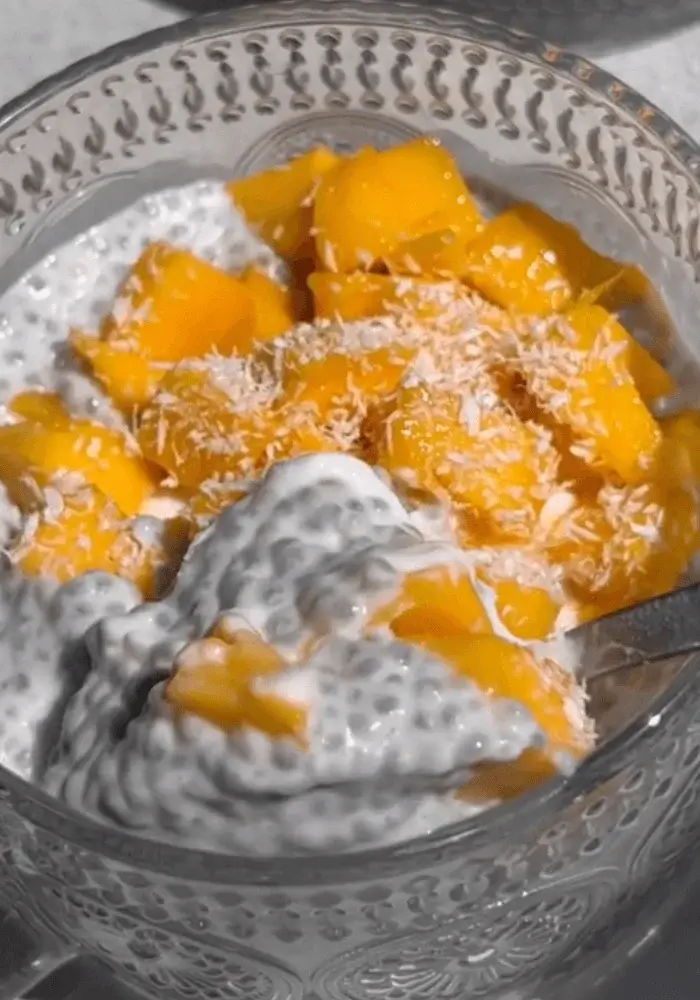chia mango pudding recipe