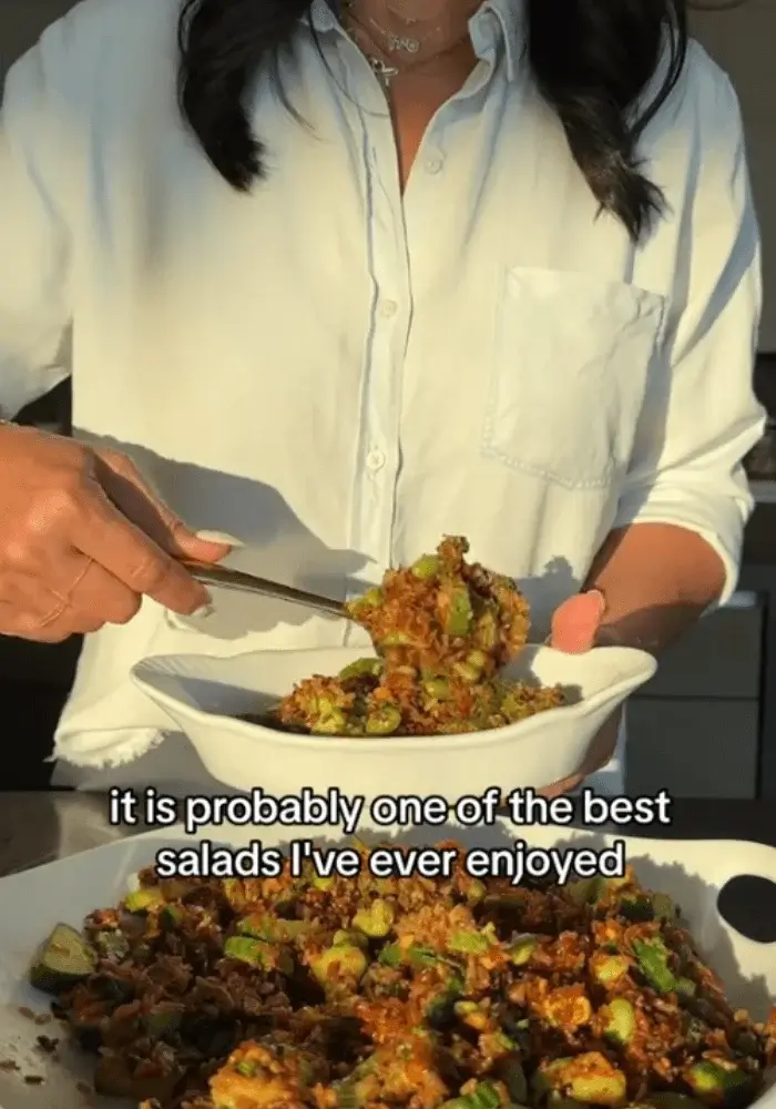 crispy rice salad recipe