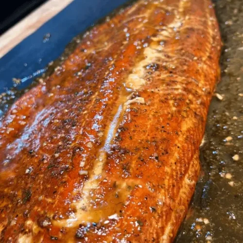 glazed smoked salmon recipe