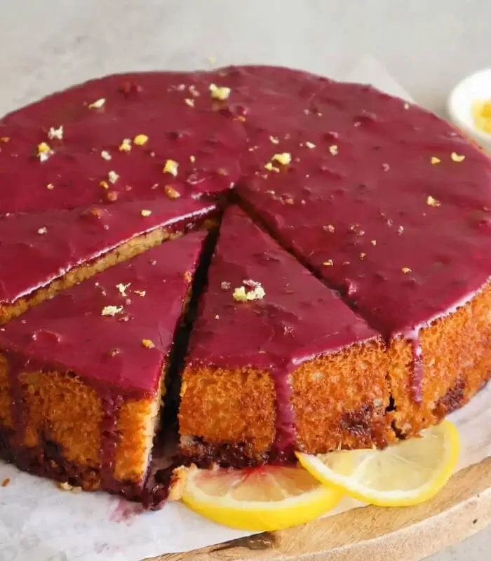 gluten free lemon blueberry cake recipe