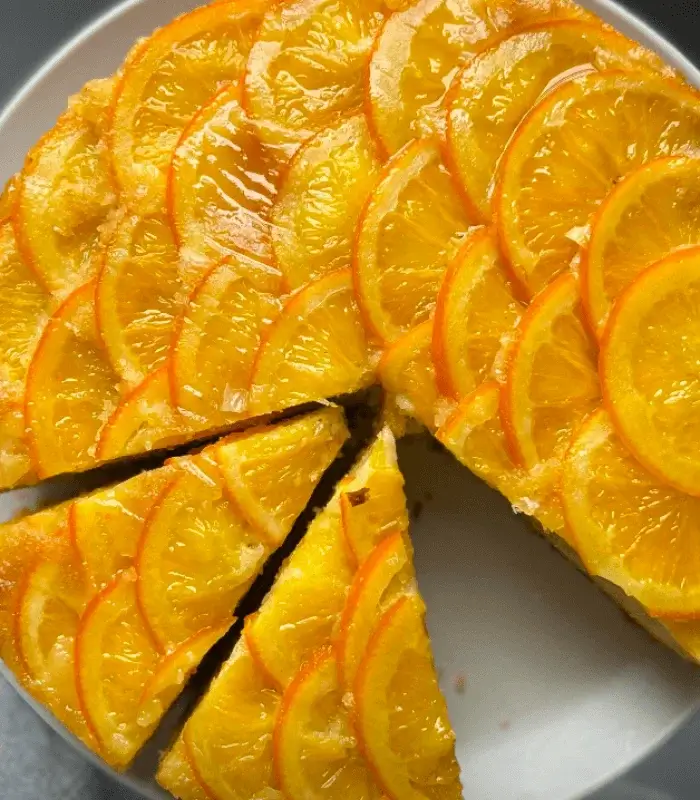 upside down orange cake recipe