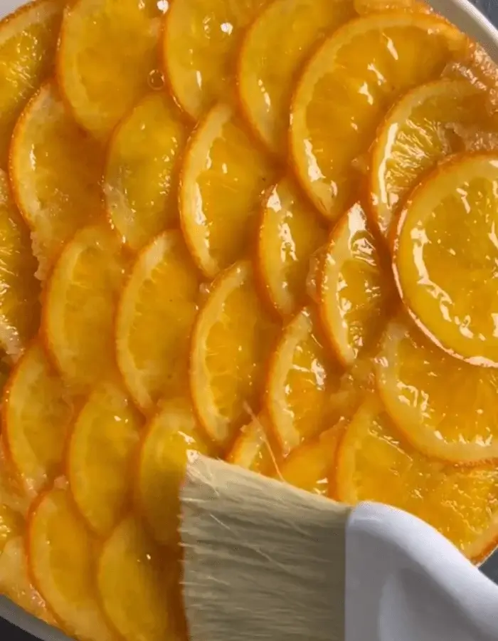 upside down orange cake recipe