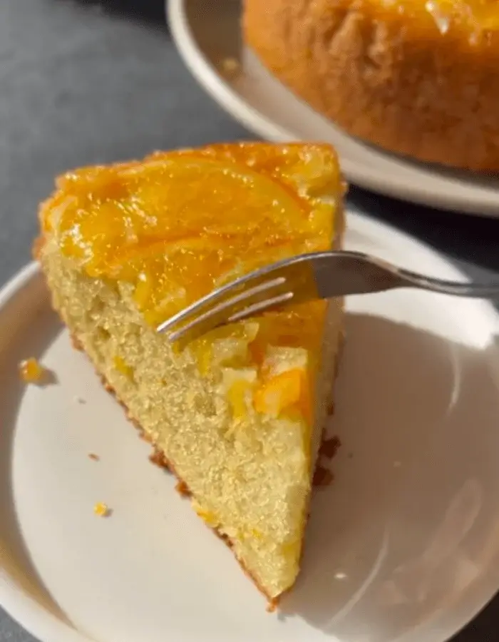 upside down orange cake recipe