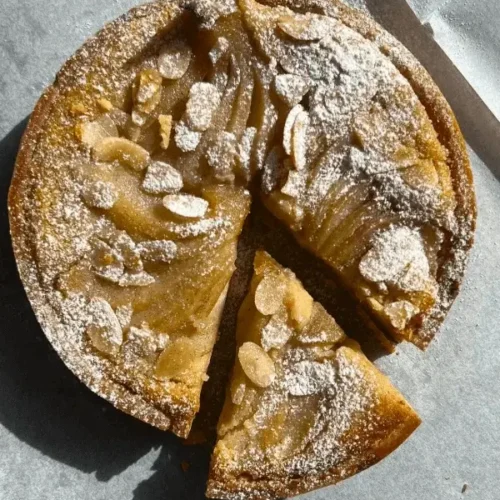 almond pear tart recipe