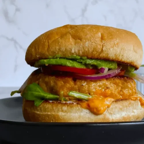 easy salmon burger recipe​