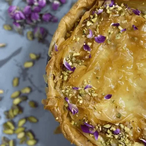 pistachio baklava cheesecake recipe