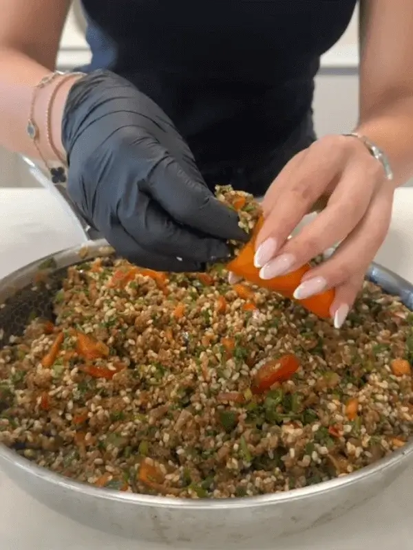 stuffed mini bell peppers recipe