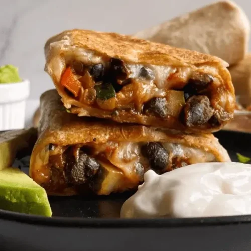 vegetarian black bean burrito recipe