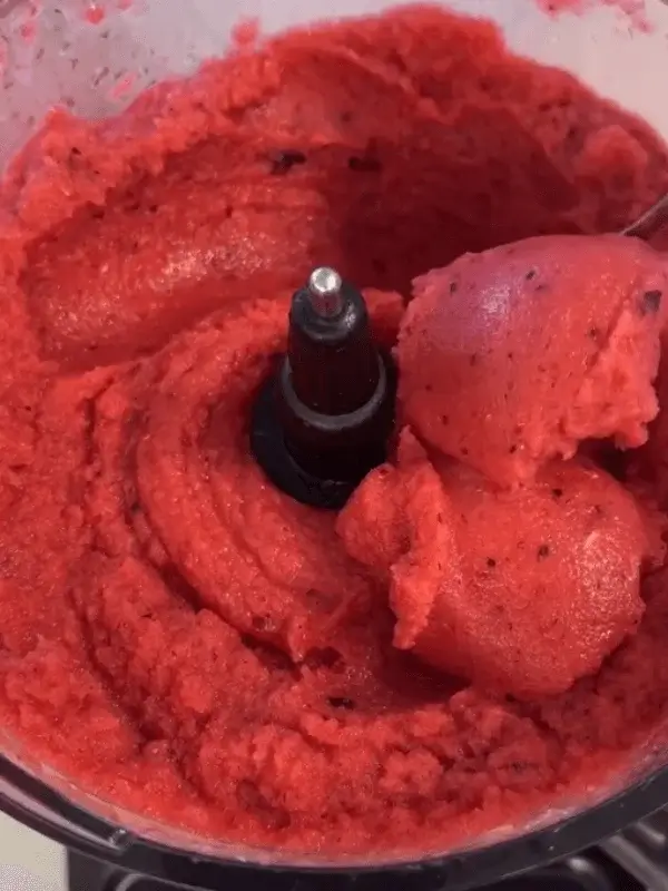 watermelon strawberry sorbet recipe
