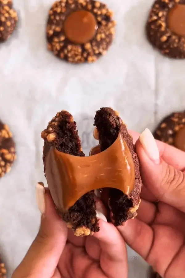 caramel brownie cookies recipe