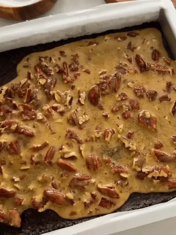 caramel pecan brownies recipe