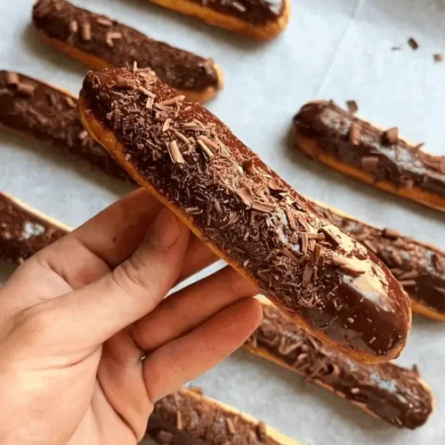 chocolate hazelnut eclair recipe