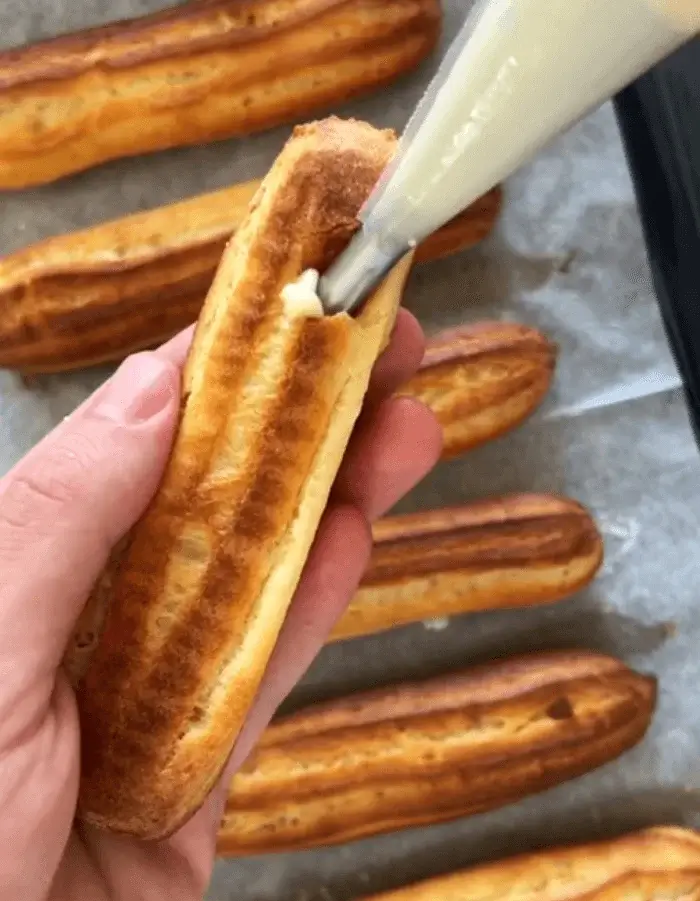 chocolate hazelnut eclair recipe