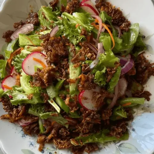 crispy tofu salad recipe