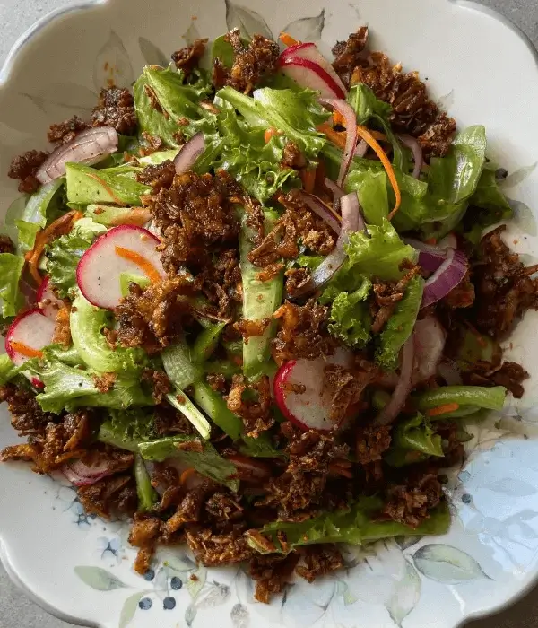 crispy tofu salad recipe