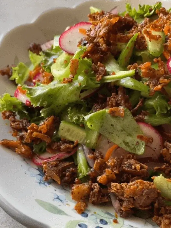 crispy tofu salad recipe