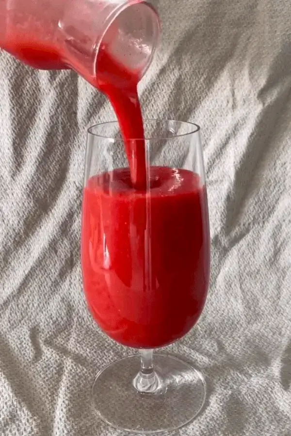 how to make strawberry juice recipe