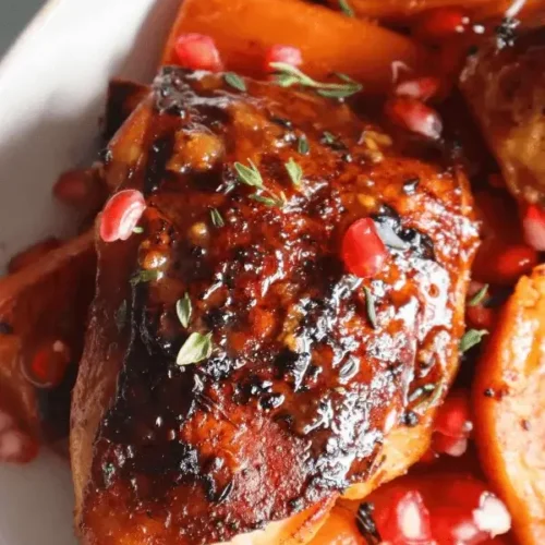 pomegranate chicken thighs recipe