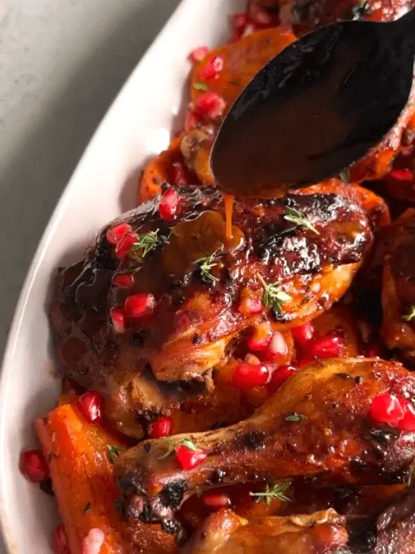 pomegranate chicken thighs recipe