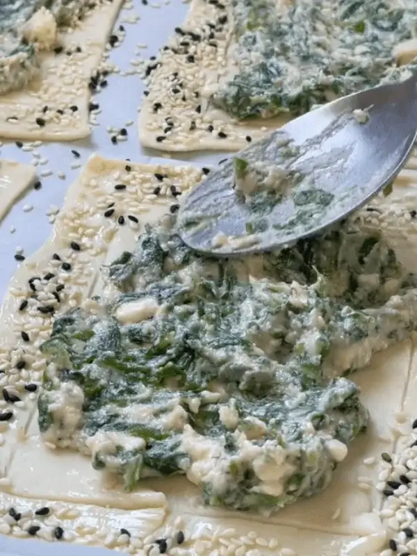 spinach and feta pastry recipe