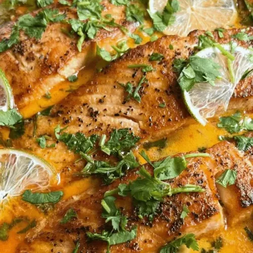 thai coconut curry salmon recipe