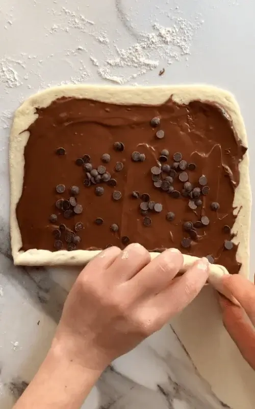 Nutella challah recipe