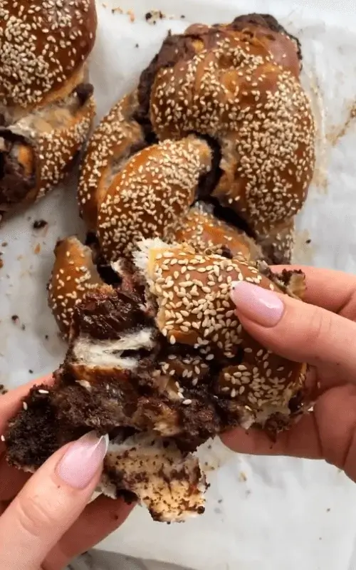 Nutella challah recipe