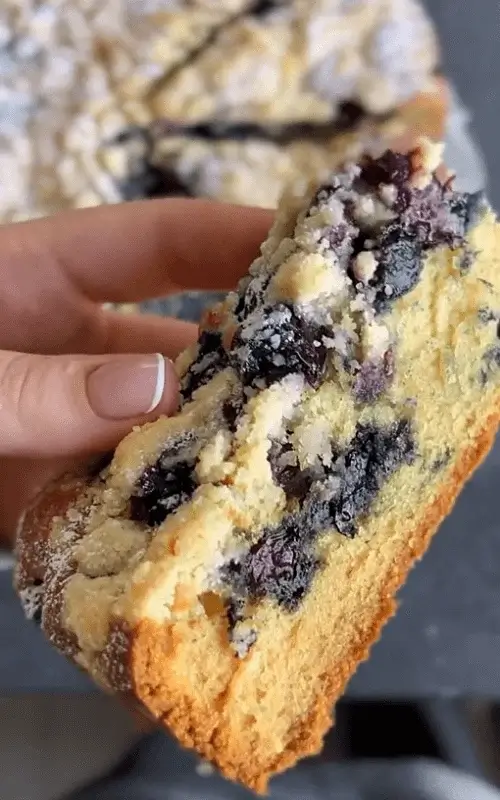 blueberry crumble cake recipe