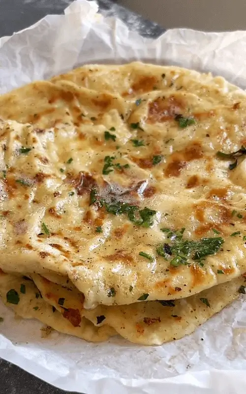cheesy naan bread recipe