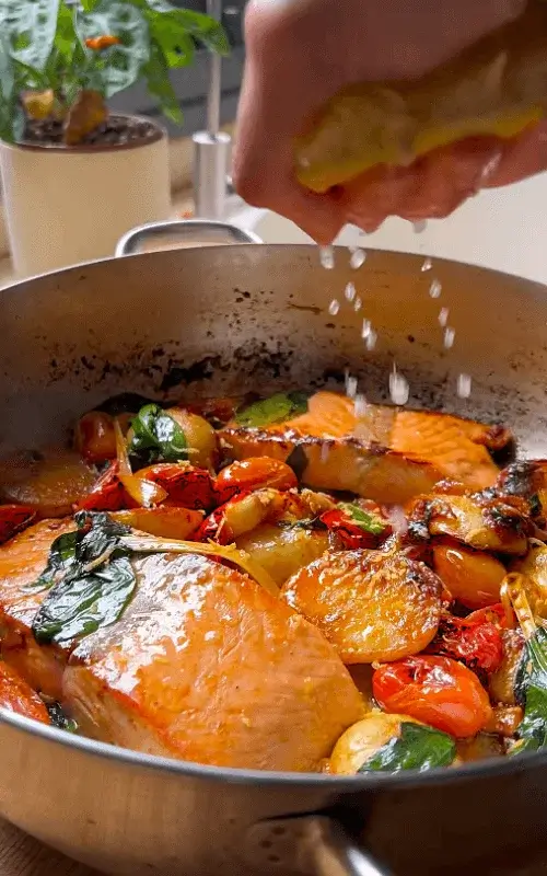 creamy lemon salmon recipe